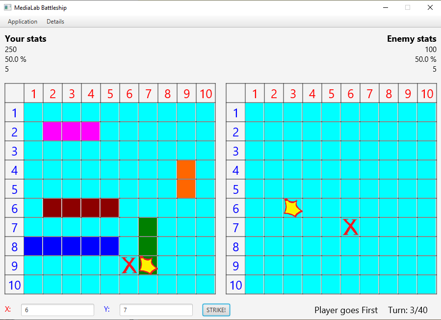 GitHub - tampakc/BattleshipGame: Battleship game made as part of an ...