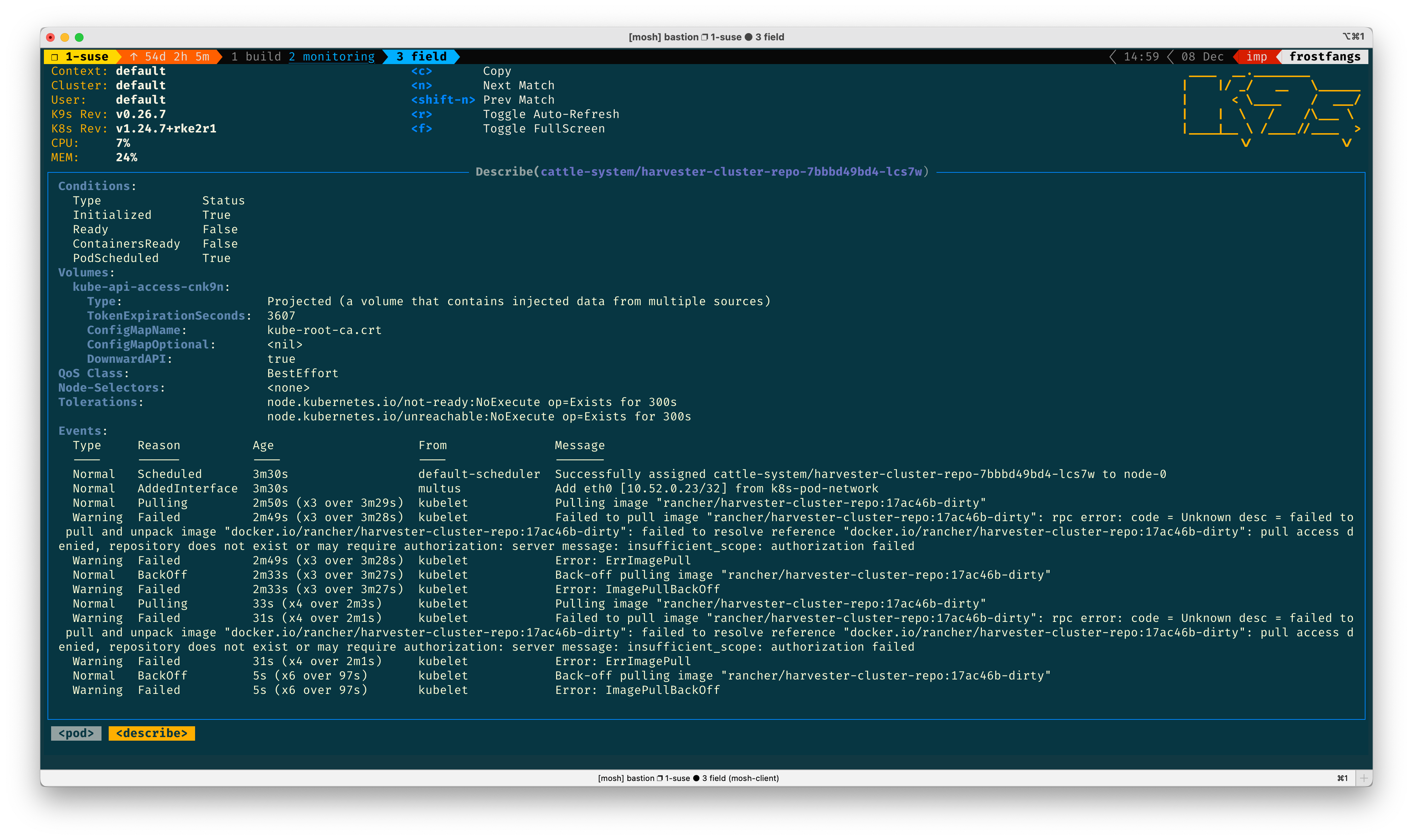 [Question] After I install Harvester I can only access Rancher