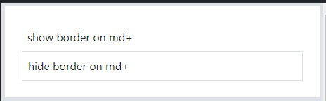 Border utilities dont seem to be working with breakpoints · Issue ...