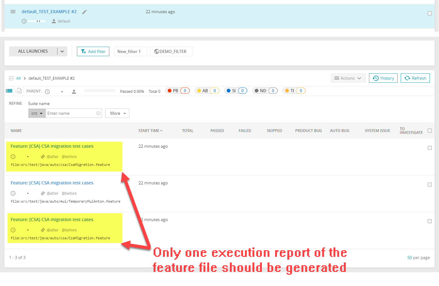 Error is displayed if you try to run cucumber tests in parallel · Issue