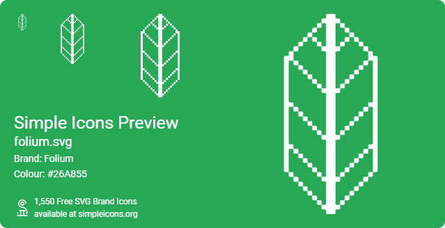 Add an icon for Folium · Issue #3471 · simple-icons/simple-icons · GitHub