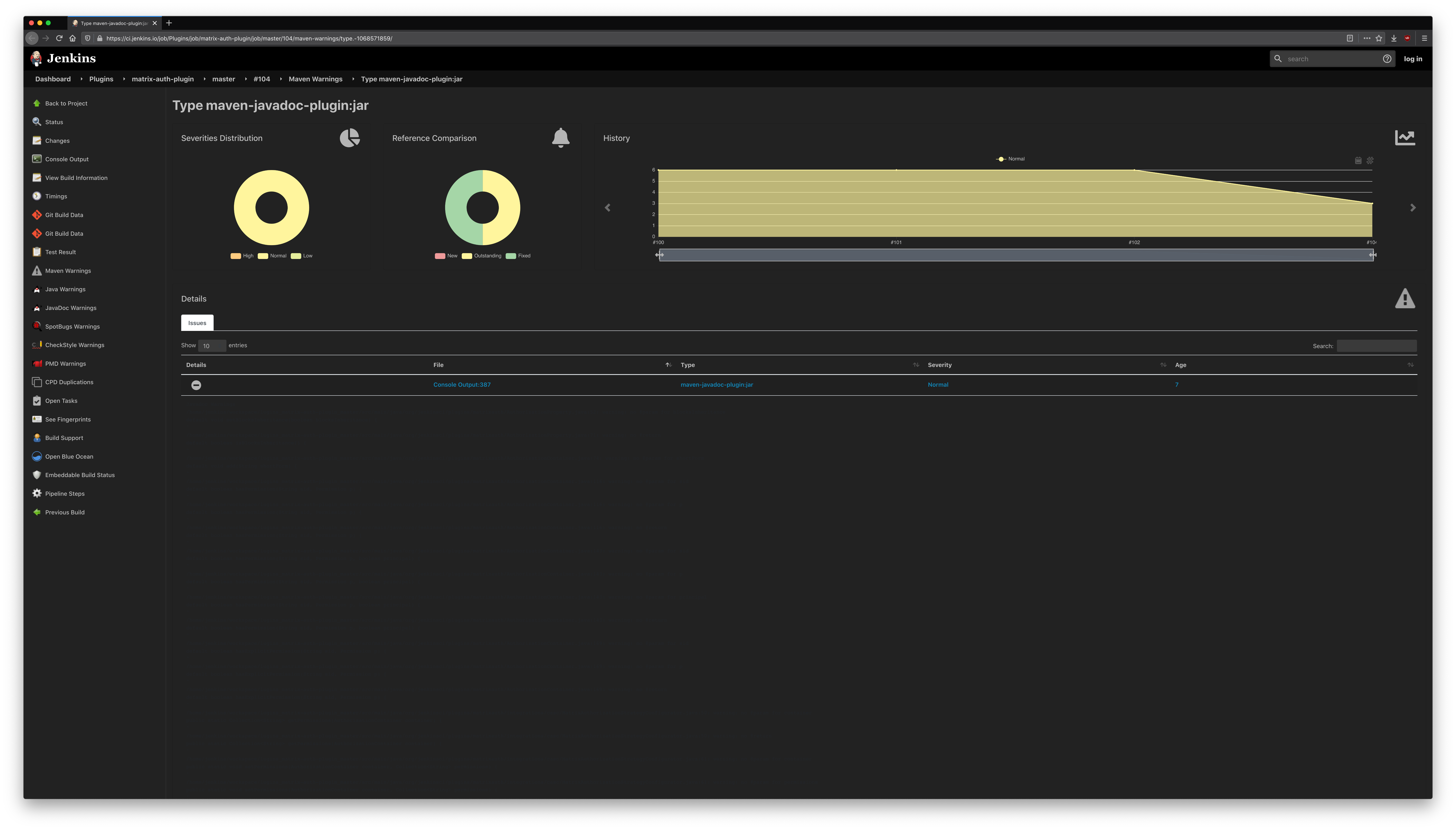 Warnings are unreadable in Dark Theme · Issue #155 · jenkinsci/dark ...