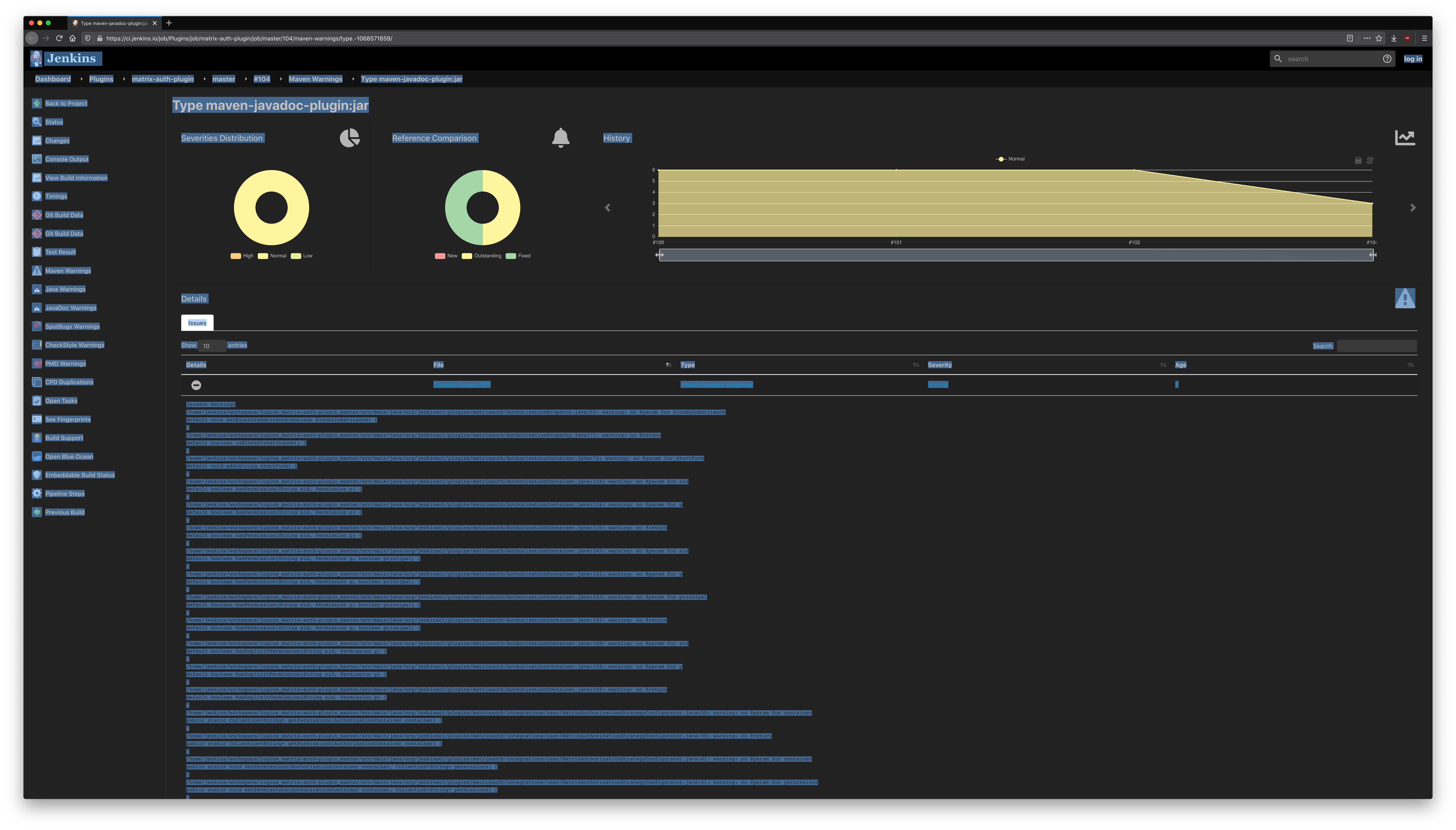 Warnings are unreadable in Dark Theme · Issue #155 · jenkinsci/dark ...