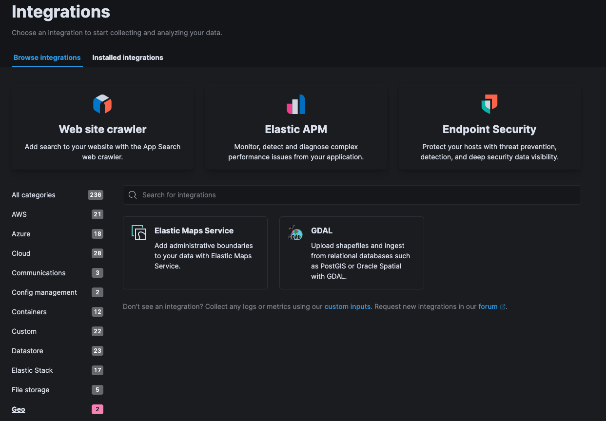 [Maps] Register GeoJson upload with integrations page · Issue #116653 ...