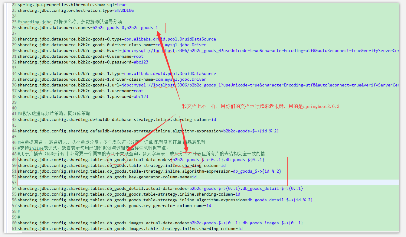 文档 配置 不对 · Issue #1065 · apache/shardingsphere · GitHub