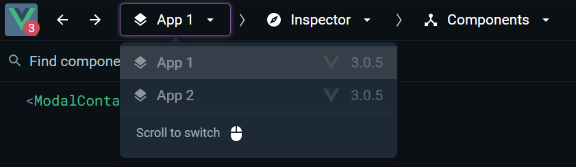 Overwrite app name and possibly order · Issue #1354 · vuejs/devtools ...