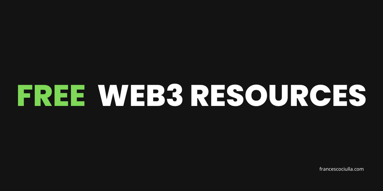 WEB3 FREE RESOURCES (3)