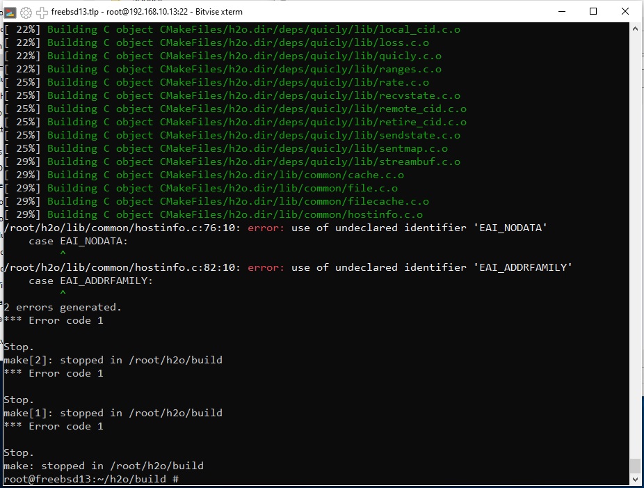 build fails on freebsd · Issue #2944 · h2o/h2o · GitHub