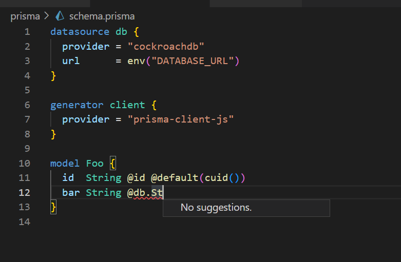 no-suggestion-while-typing