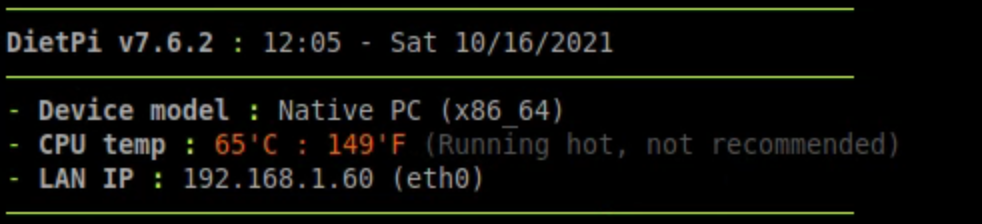 Temp in banner doesn't match CPU temp [x86] · Issue #4848 · MichaIng ...