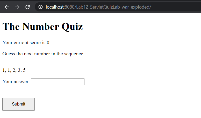 GitHub - KidusMT/Lab12-ServletQuizLab: CS472 - Web Application ...