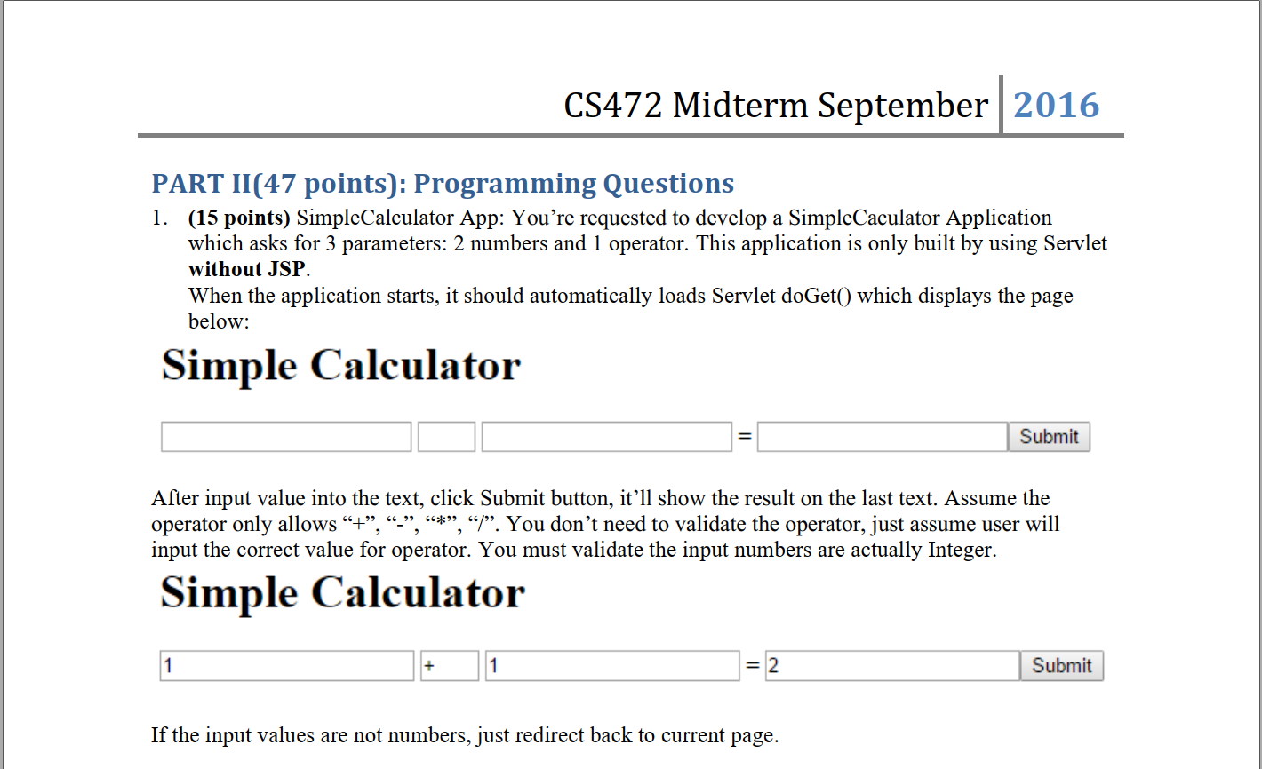 Prg Pattern Code GitHub - KidusMT/SimpleCalculatorJSP: SimpleCalculatorApp with JSP, PRG ...