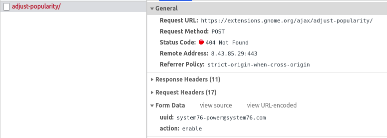 Can't enable the extension · Issue #262 · pop-os/system76-power · GitHub