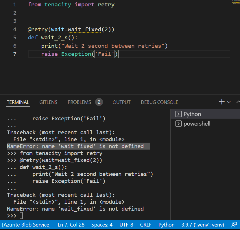 NameError: name 'wait_fixed' is not defined · Issue #350 · jd/tenacity ...