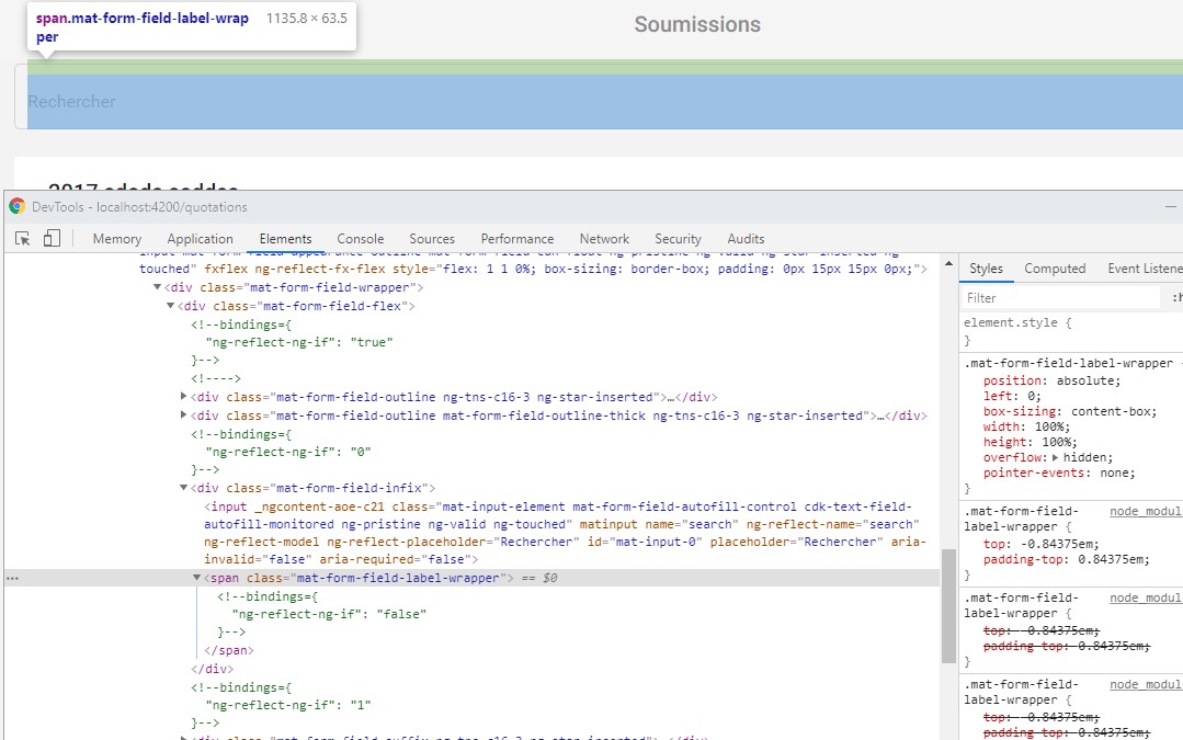 v9 floatlabel absent with matformfield with appearance "fill" OR