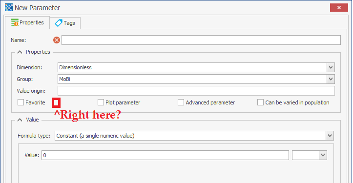 Add option to set a model parameter as boolean or categorical · Issue ...