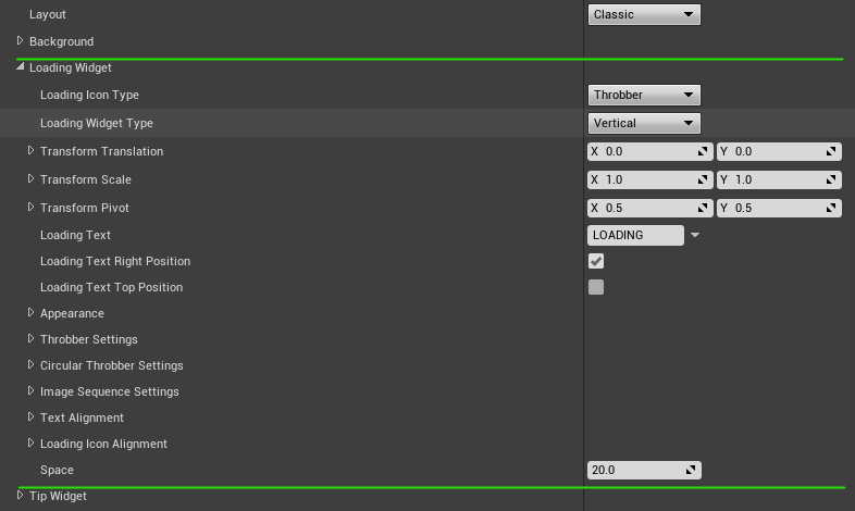 loading-widget-settings