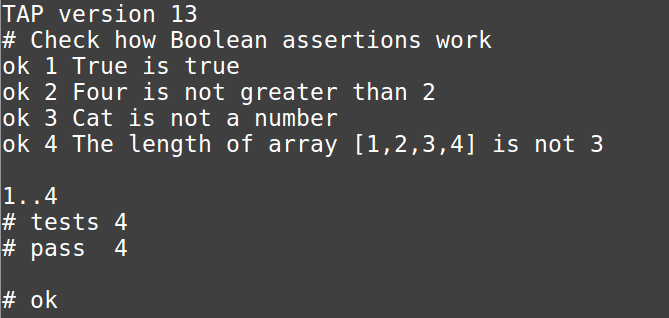 tap-ouput-multiple-assertions