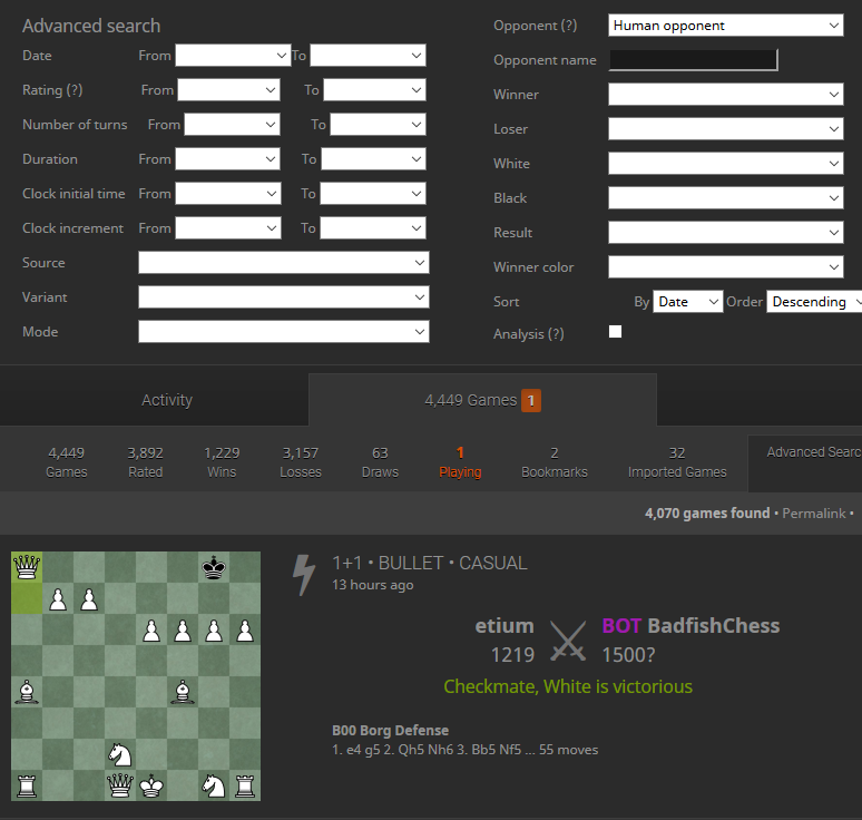 Bot accounts should show under Computer Opponent in game search · Issue ...