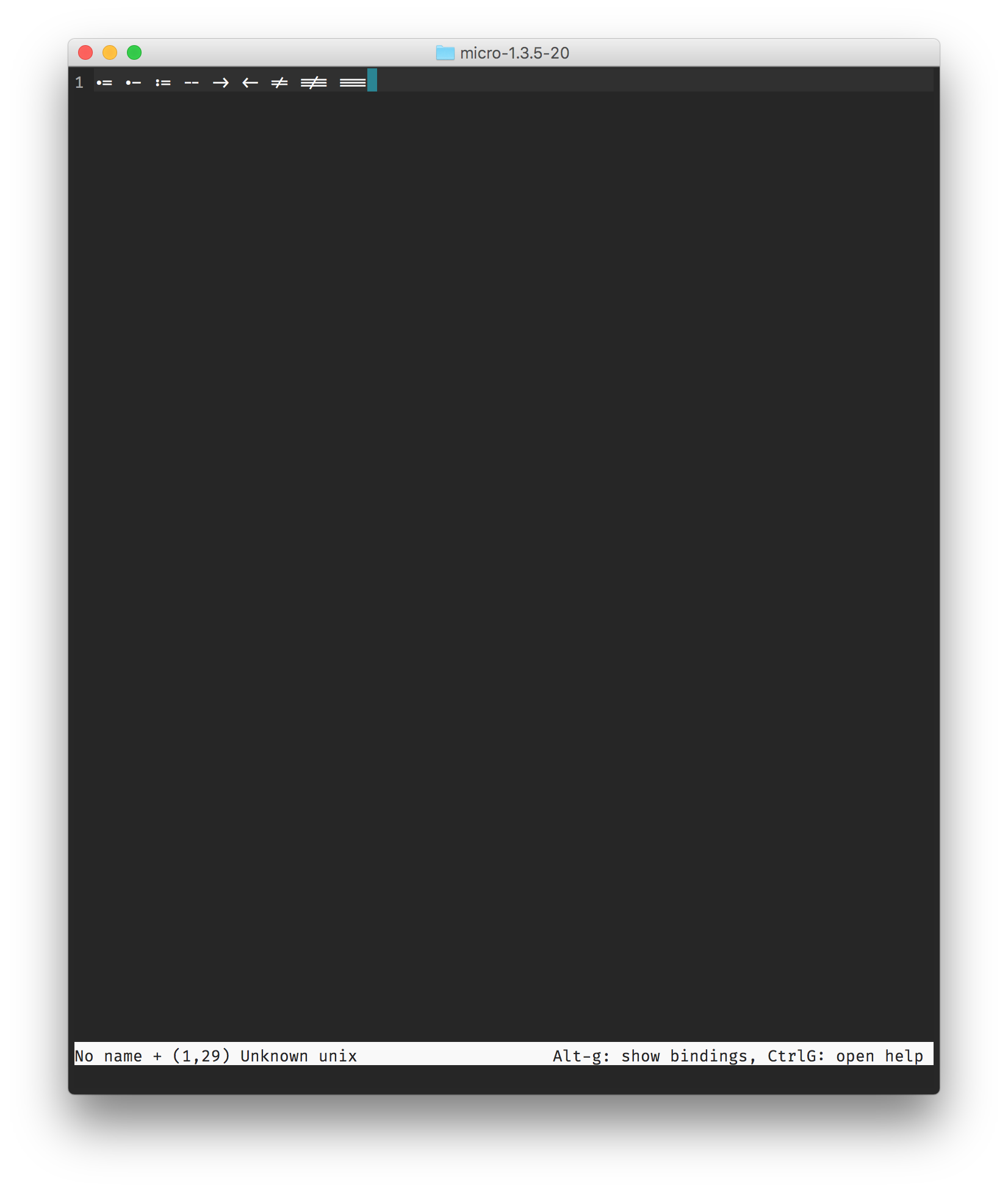 Support for font's with ligatures · Issue 954 · zyedidia/micro · GitHub