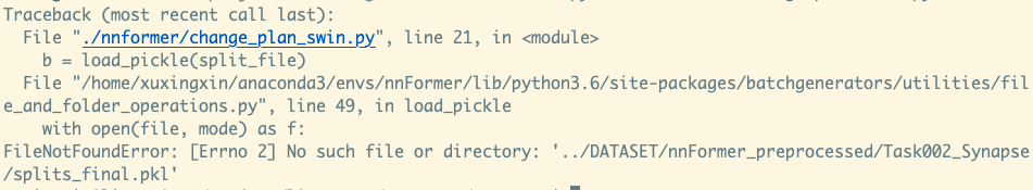 Question about splits_final.pkl · Issue #14 · 282857341/nnFormer · GitHub