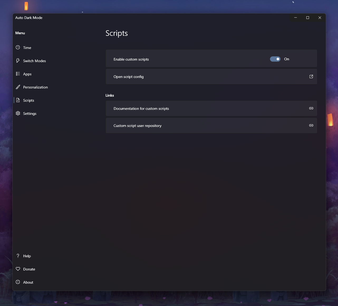 Customizable events on theme switch · Issue 724 · AutoDarkMode/Windows