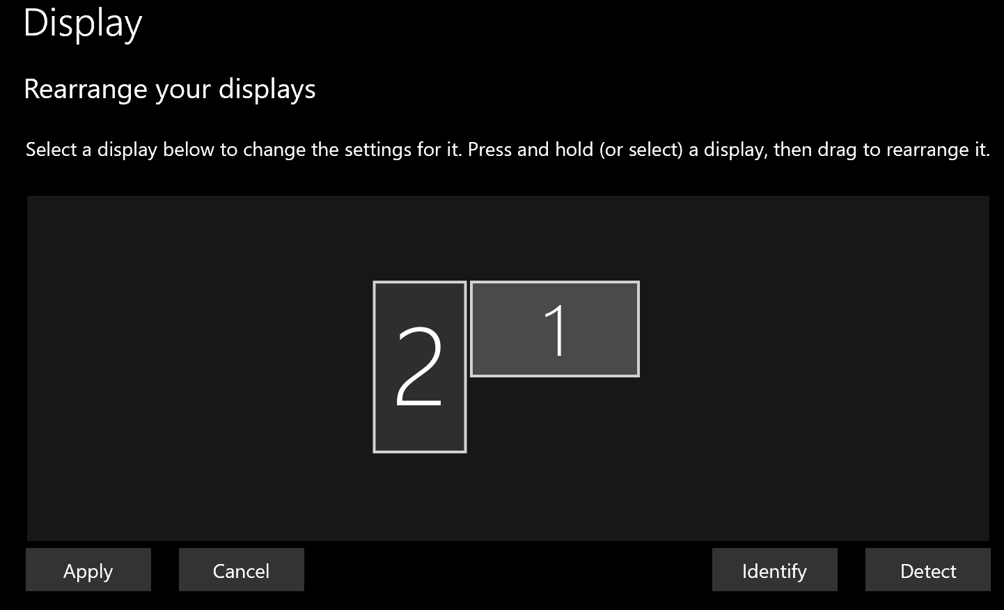 Fancyzones on multiple monitors doesn't work properly for certain display arrangement where top