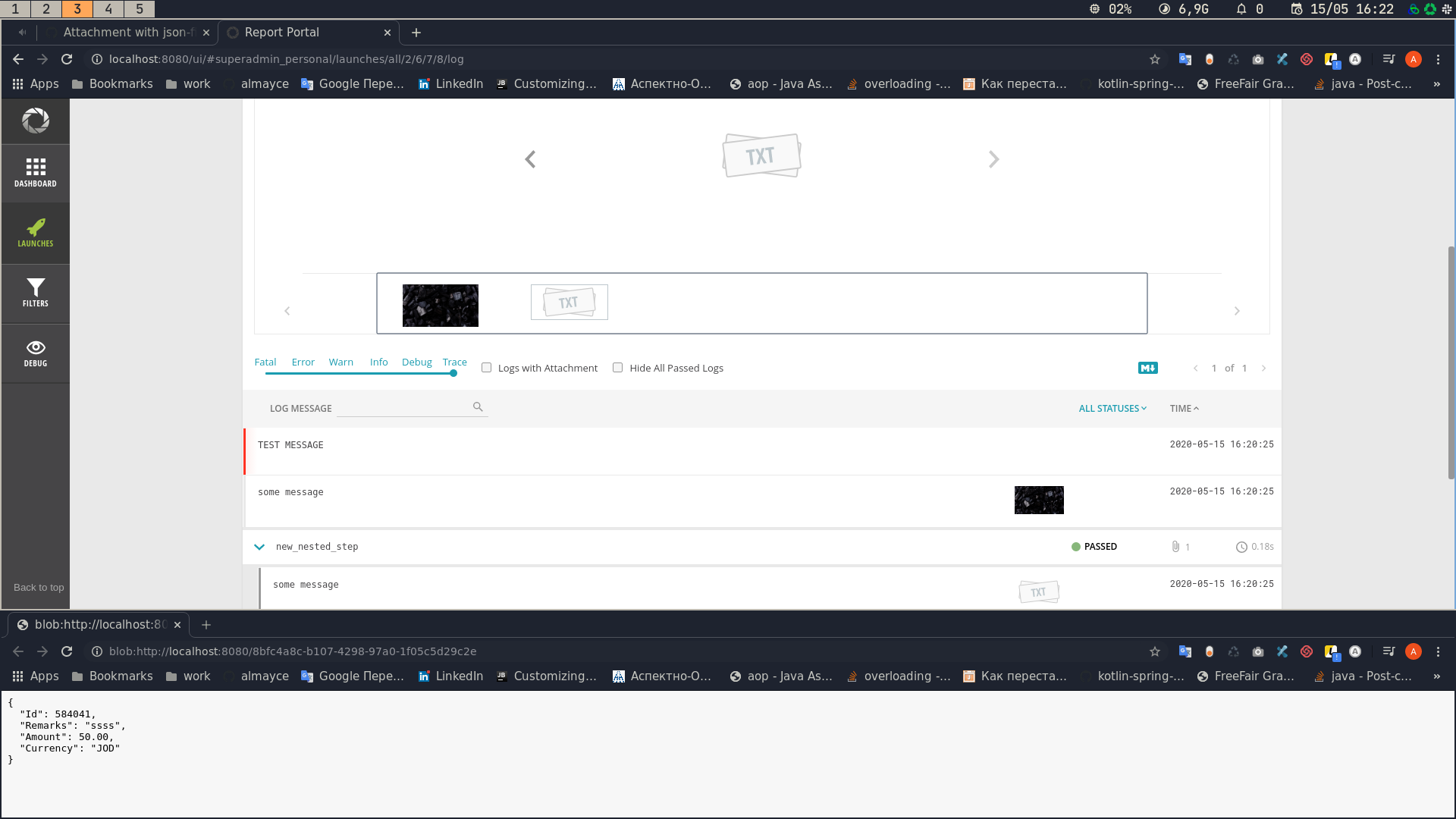 Attachment with json-file - doesn't shows content · Issue #866 ...