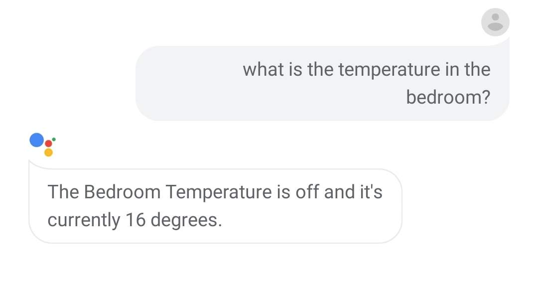 google home temperature sensor