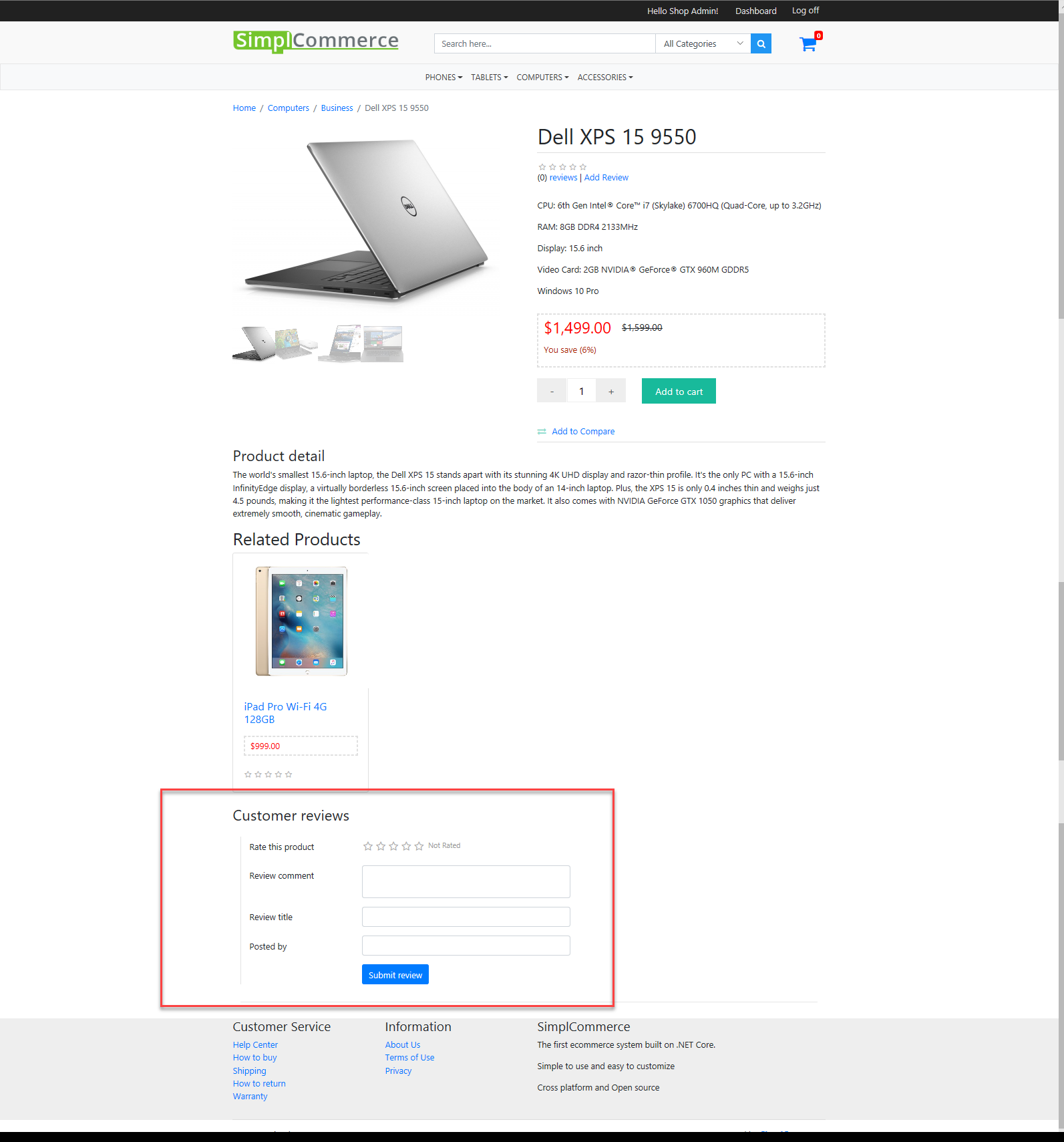 Add Comments modules · Issue #476 · simplcommerce/SimplCommerce · GitHub