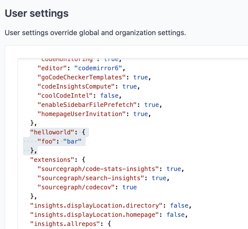 Code Insights Remove settingbased json insight related entities from