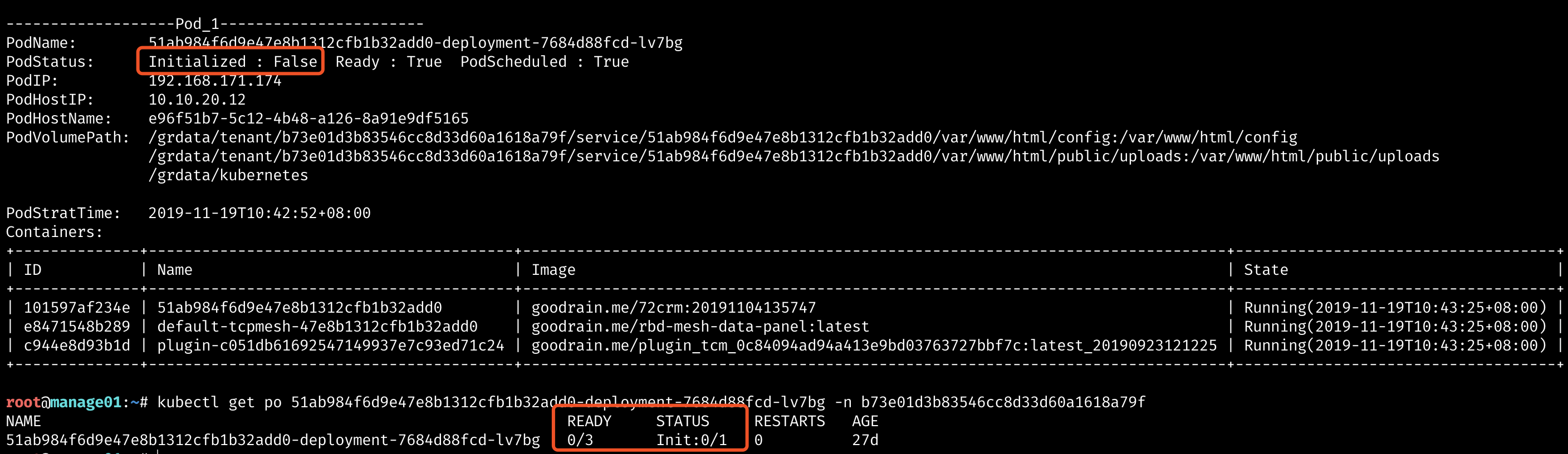 组件实例状态判读问题，错误的判断为等待中状态 · Issue #587 · goodrain/rainbond · GitHub