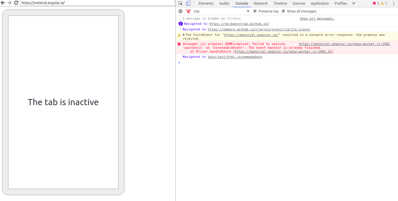 Basic `maticon` not showing in UCBrowser v11.5 · Issue 9562 · angular