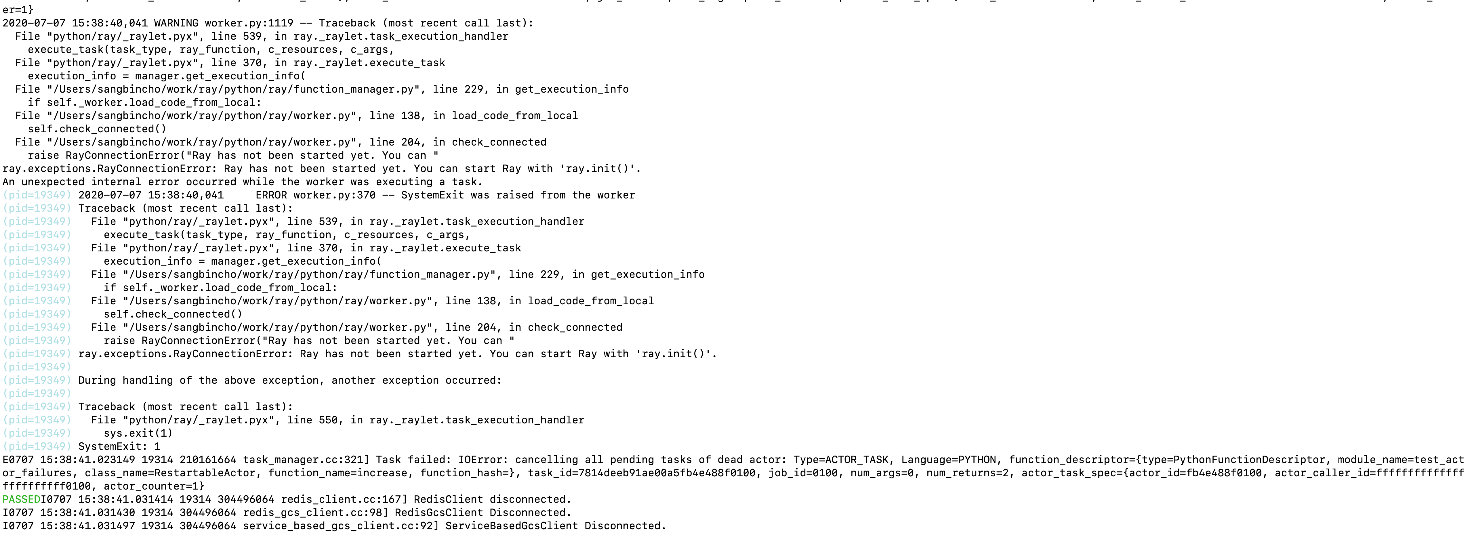 [GCS Actor Management] Possible Error from `test_actor_restart` · Issue ...