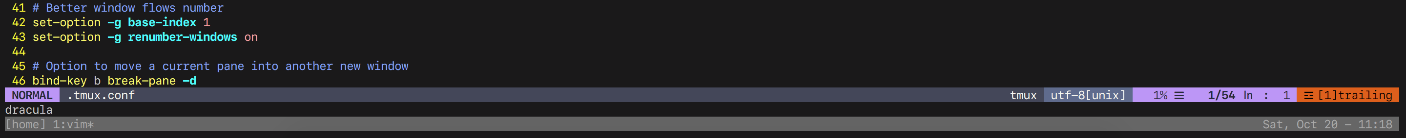 Dracula + Tmux + vim is not loading the colorschema · Issue #108 ...