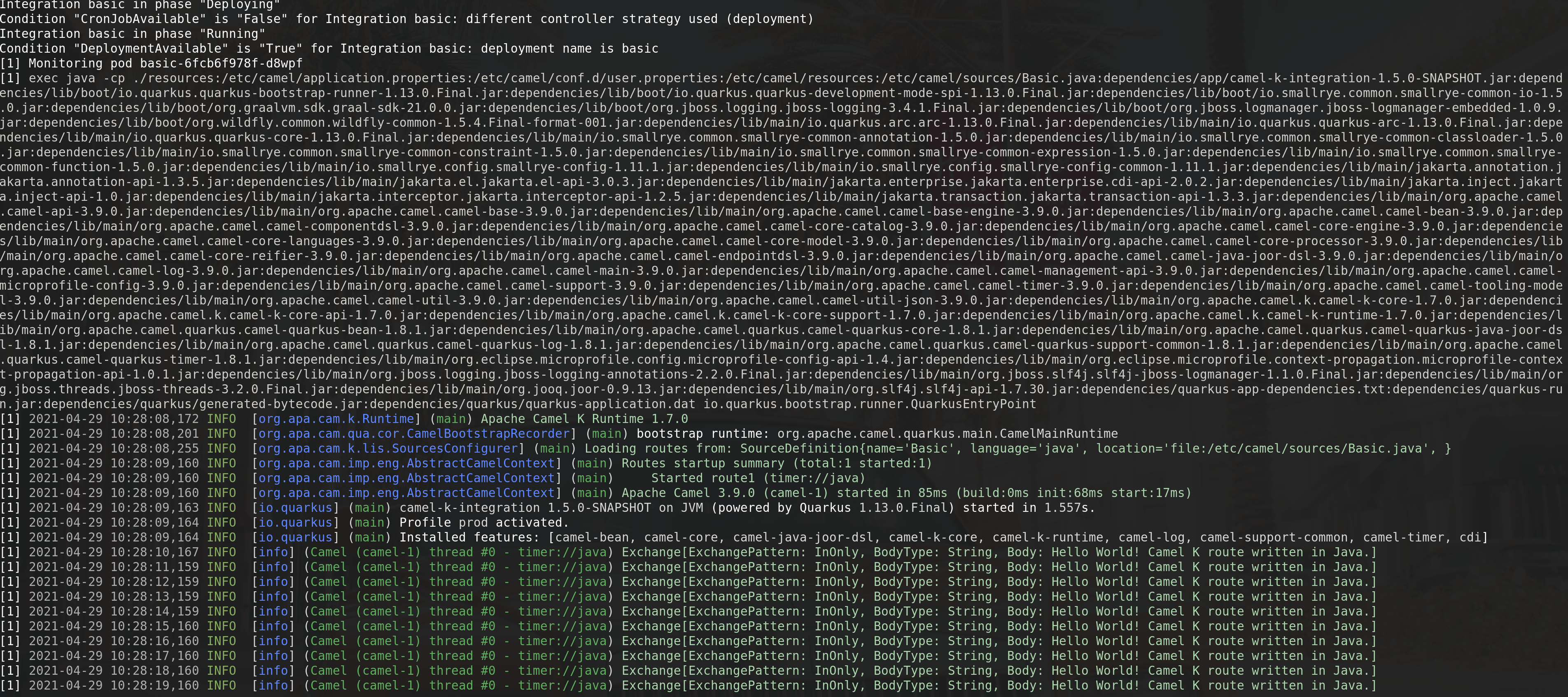 logging-via-quarkus