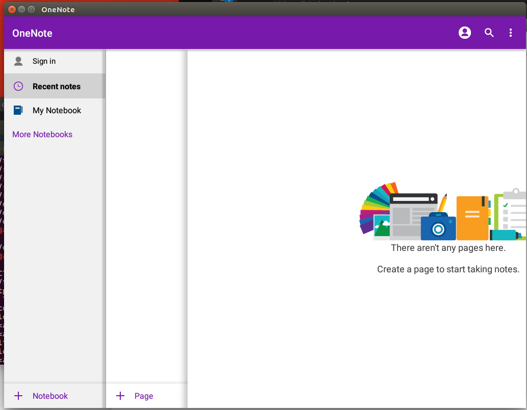 Onenote installed and working but not network connection! Ubuntu 16.04 ...