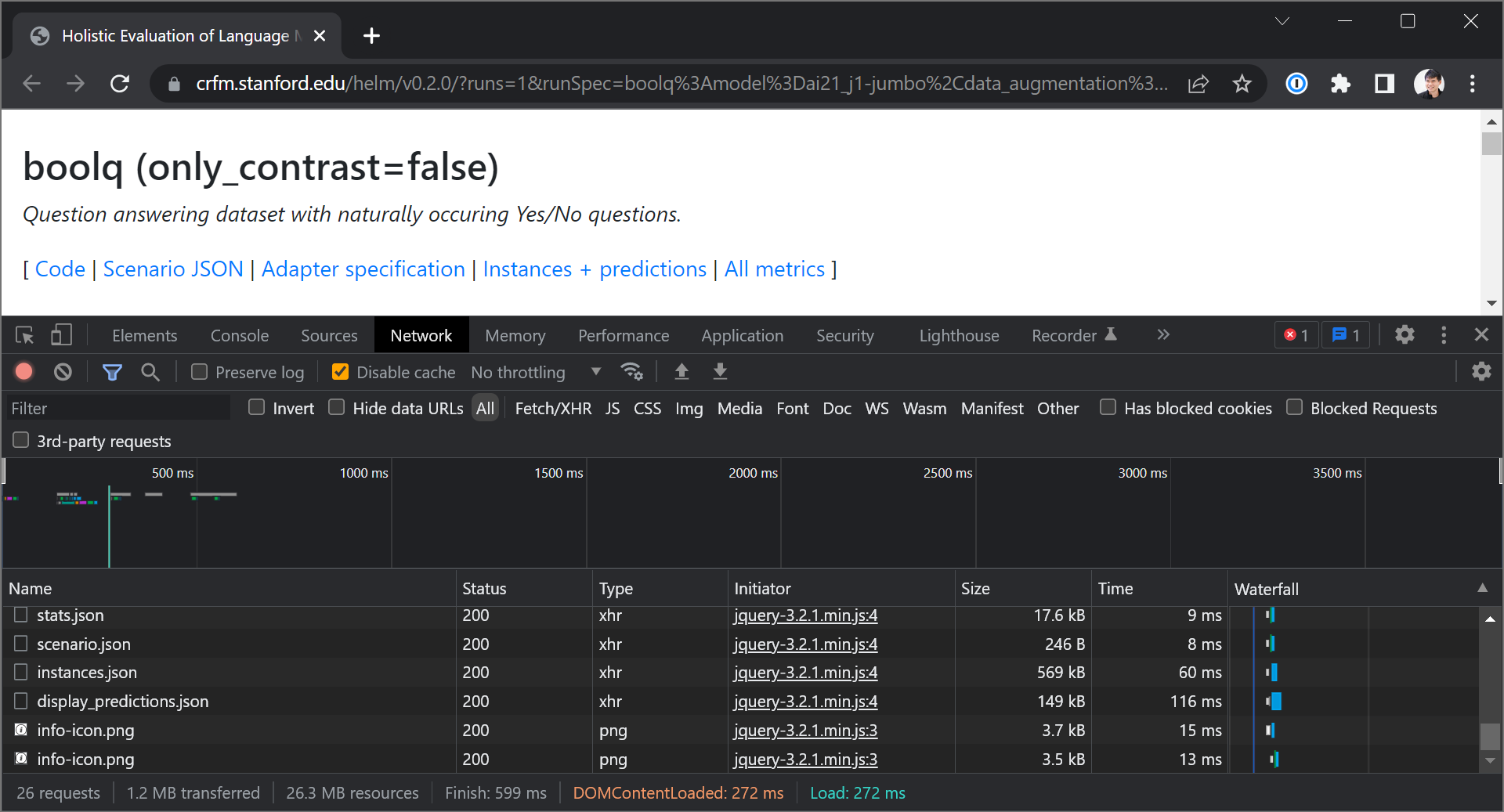 Reduce frontend JSON file sizes · Issue 1185 · stanfordcrfm/helm · GitHub