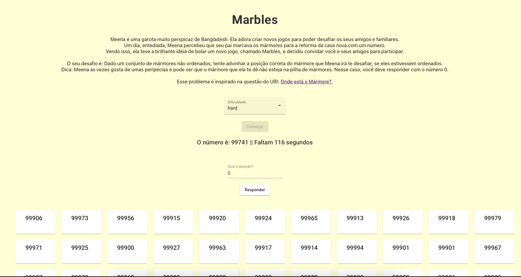 GitHub - projeto-de-algoritmos/DC_Marbles: Participe do Marbles!