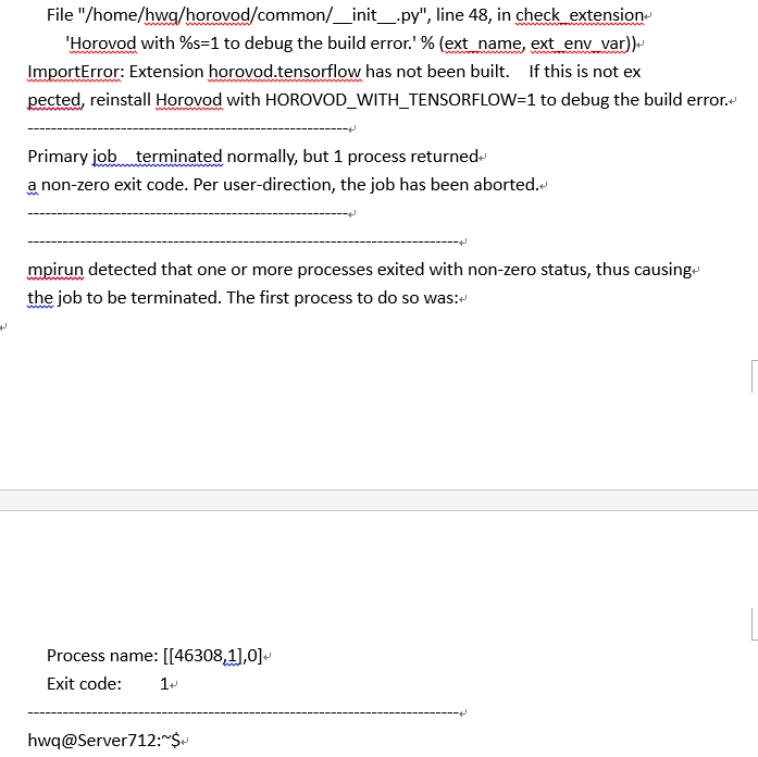 unable to start horovod · Issue #781 · horovod/horovod · GitHub