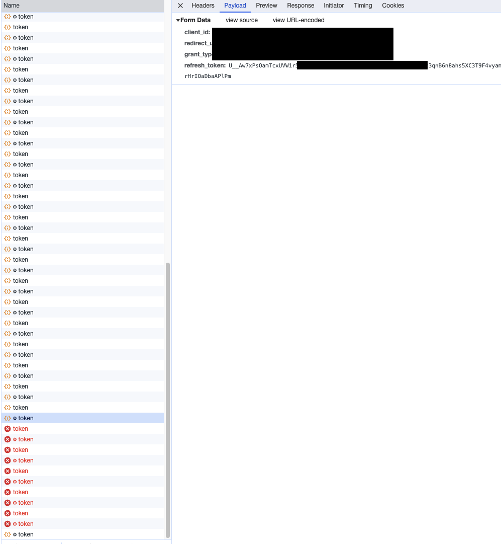 Multiple Tabs Call To The Same Auth Endpoint Which Throws An Error