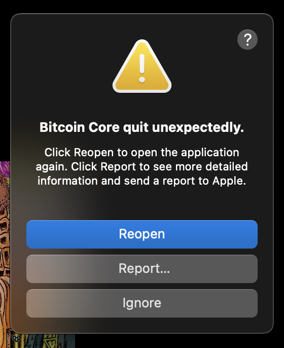 macOS reports error on shutdown of GUI · Issue #26490 · bitcoin/bitcoin ...