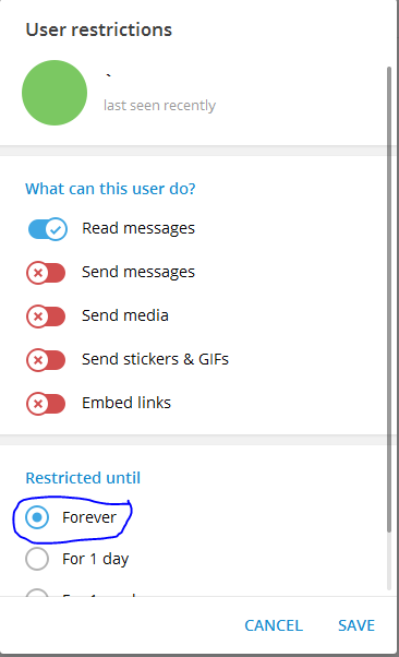 how to ban user ? · Issue #739 · LonamiWebs/Telethon · GitHub