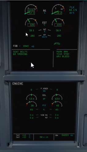 [BUG] ECAM Engine Indications are wrong · Issue #1197 · flybywiresim ...