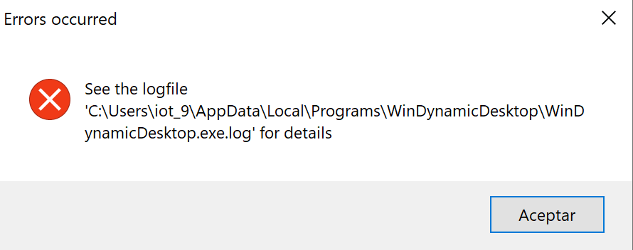 User error 01. User error 01