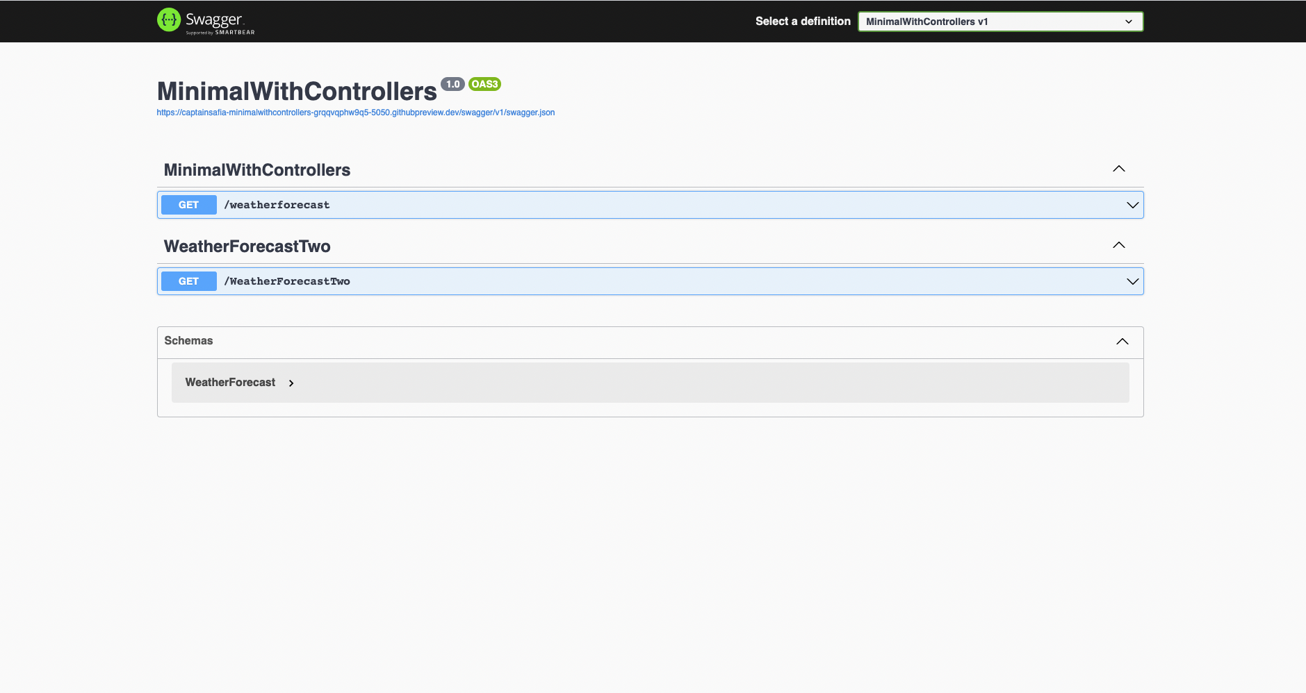 swagger tofile does not generate definitions from paths in controllers ...