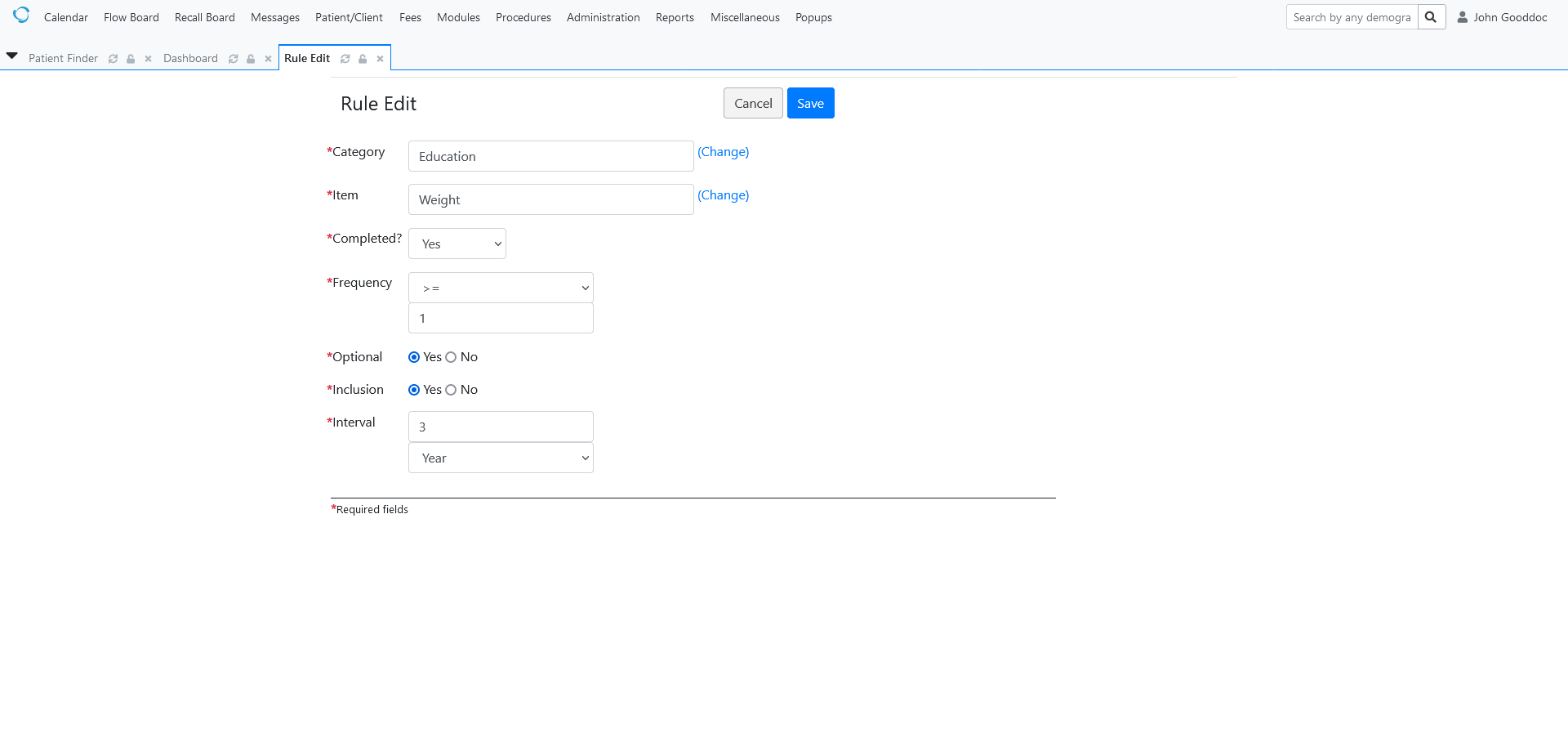 Fix CDR Rules UI and restyle · Issue #4890 · openemr/openemr · GitHub