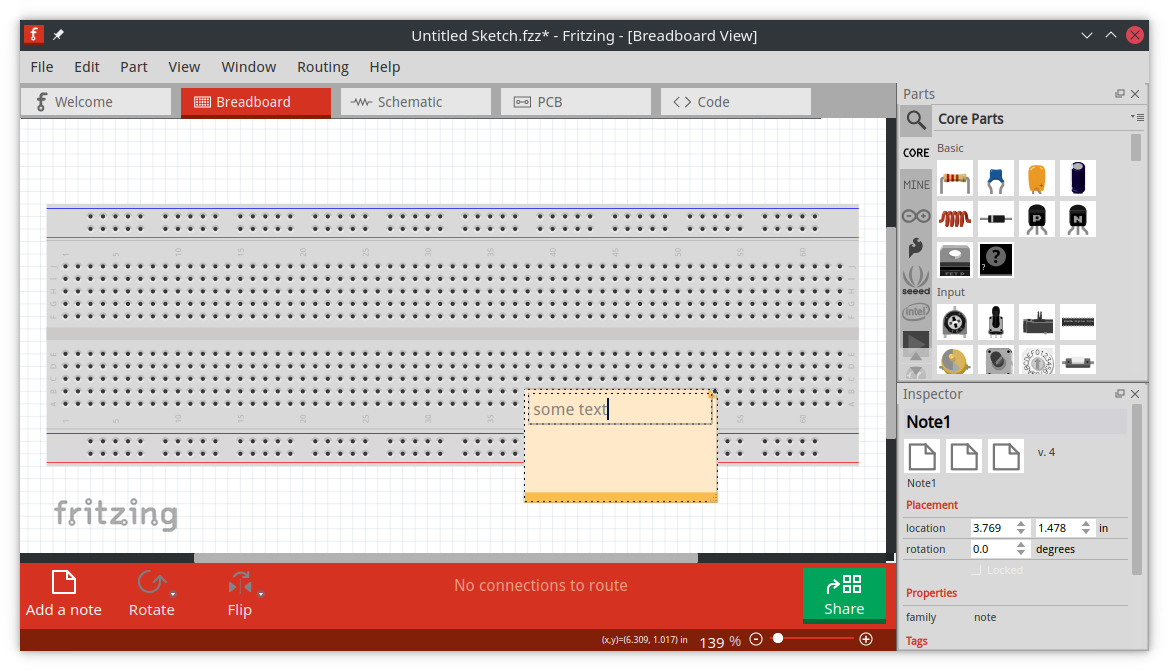 White note text · Issue #3657 · fritzing/fritzing-app · GitHub