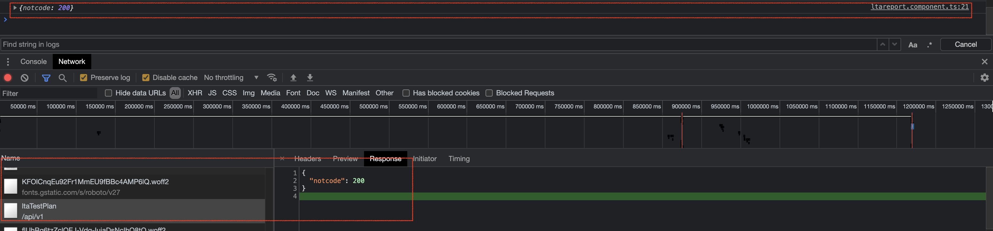 subscribe get error when http json response contains 'code' field ...