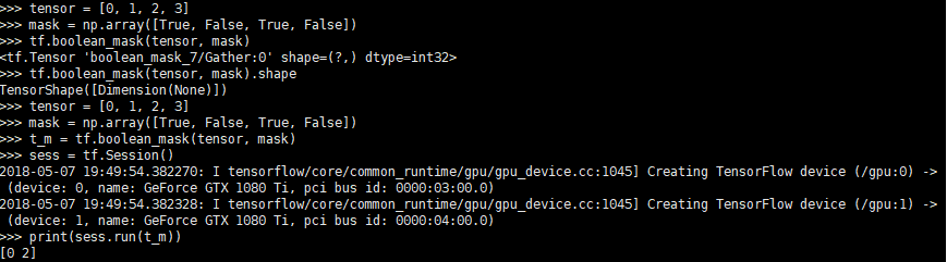 tf.boolean_mask always return empty results while the mask has true ...